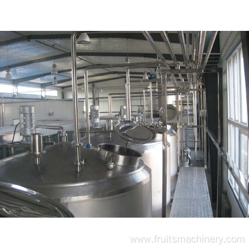 Tomato Paste Blending Tank for Food Production Line